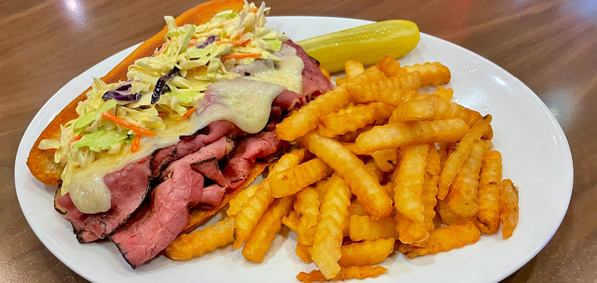 Hot Pastrami Sandwich